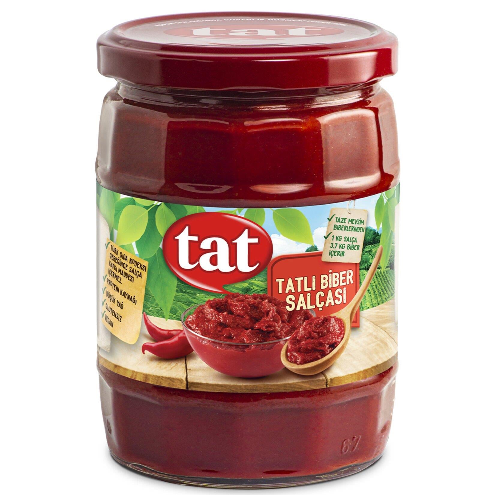 Tat Köy Tatlı Biber Salçası 550g