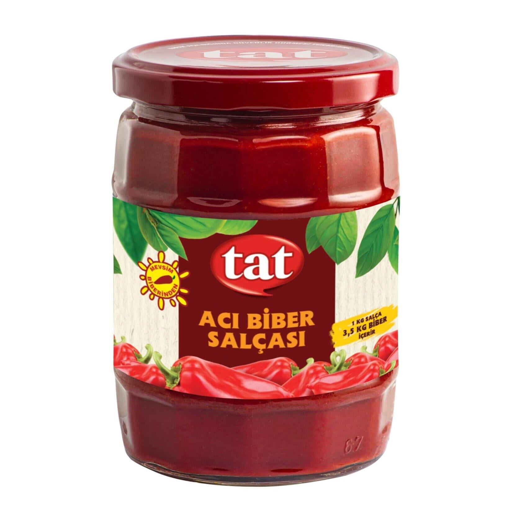 Tat Salça 550g Acı Biber Salçası