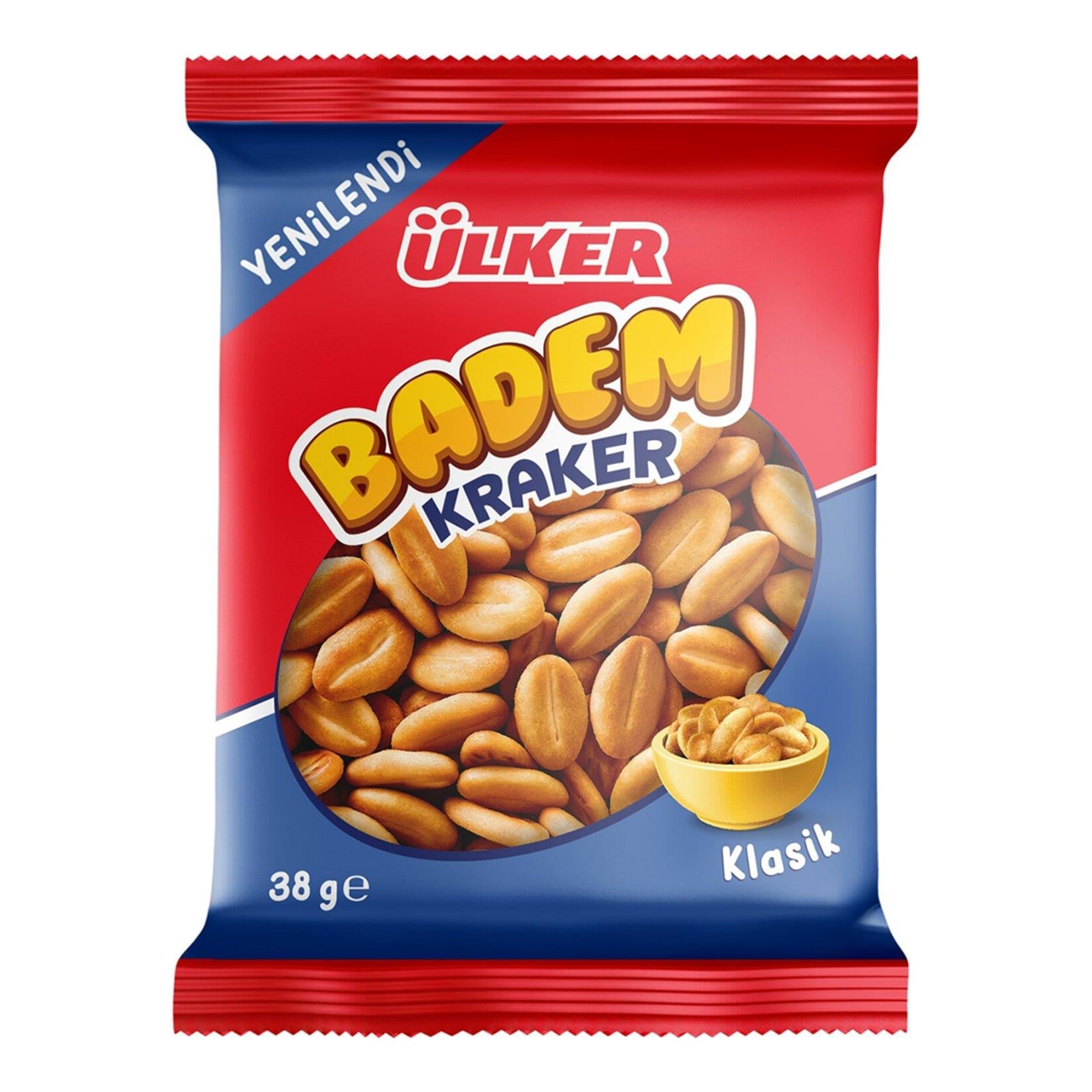 ÜLKER BADEM KRAKER SADE 38 GR 1*20