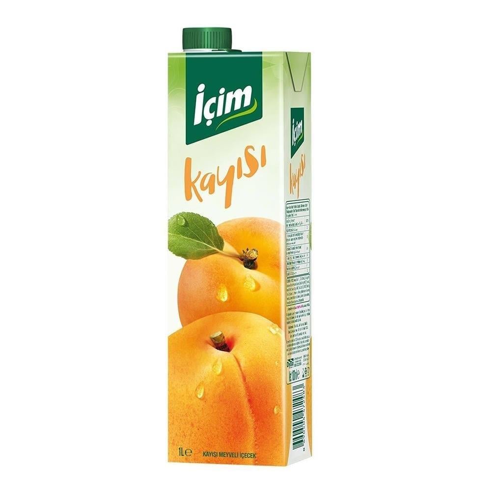 ÜLKER İÇİM 1 LT KAYISI MEYVE İÇECEĞİ *12