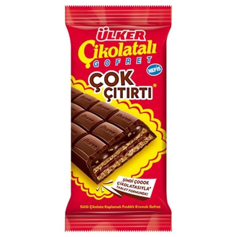 ÜLKER TABLET ÇIKOLATALI GOFRET 100GR*6