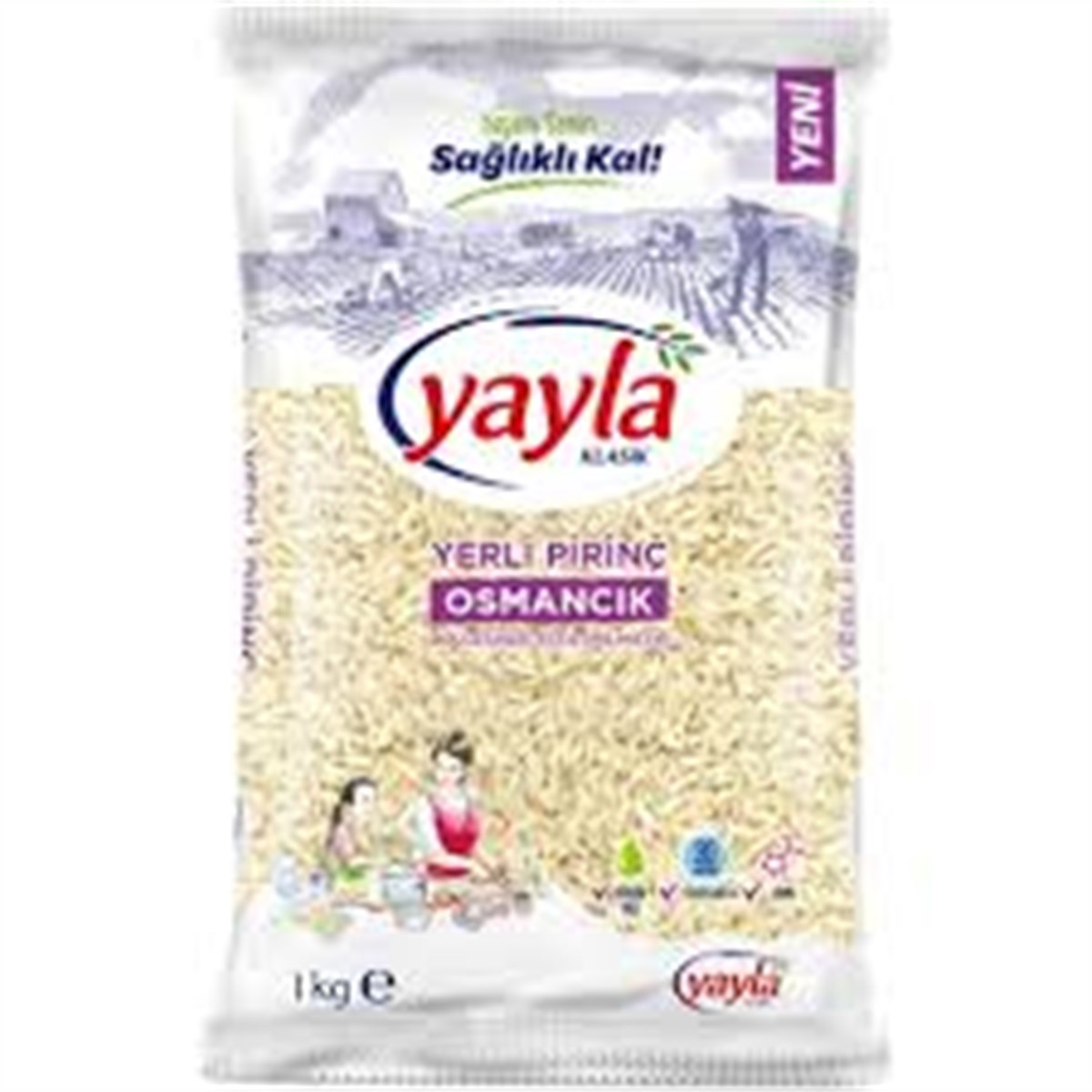 YAYLA  PIRINÇ 1 KG OSMANCIK YERLI