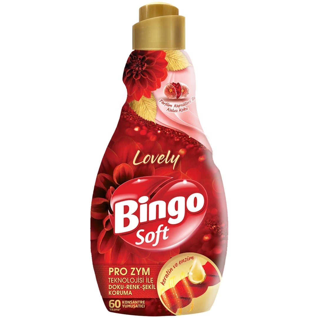 Bingo Soft Konsantre Yumuşatıcı 1440ml Pro Zym Lovely
