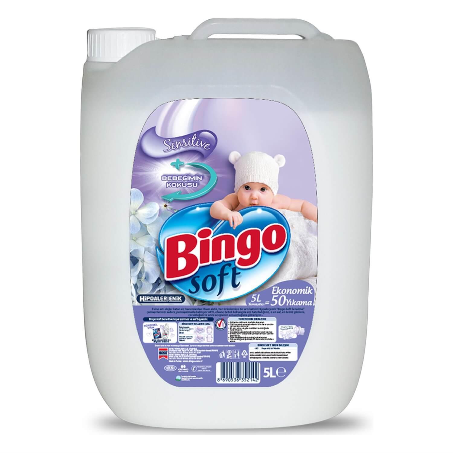 Bingo Soft Yumuşatıcı 5Kg Sensitive