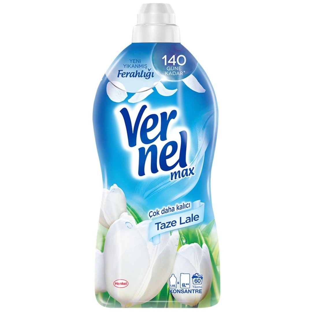 Vernel Max 1440ml Taze Lale Konsantre Yumuşatıcı