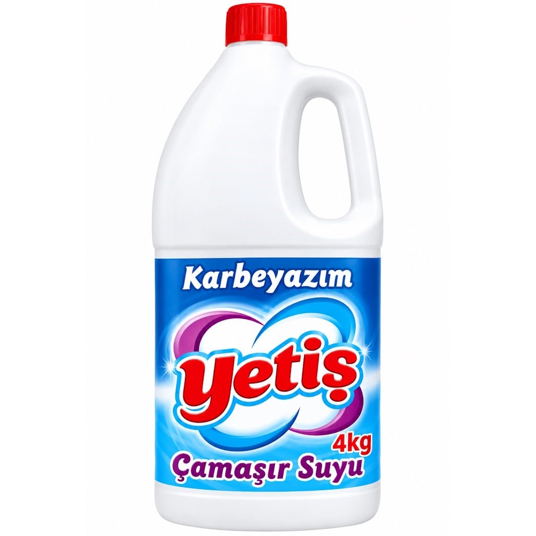 Yetiş Çamaşır Suyu 4kg Karbeyazım