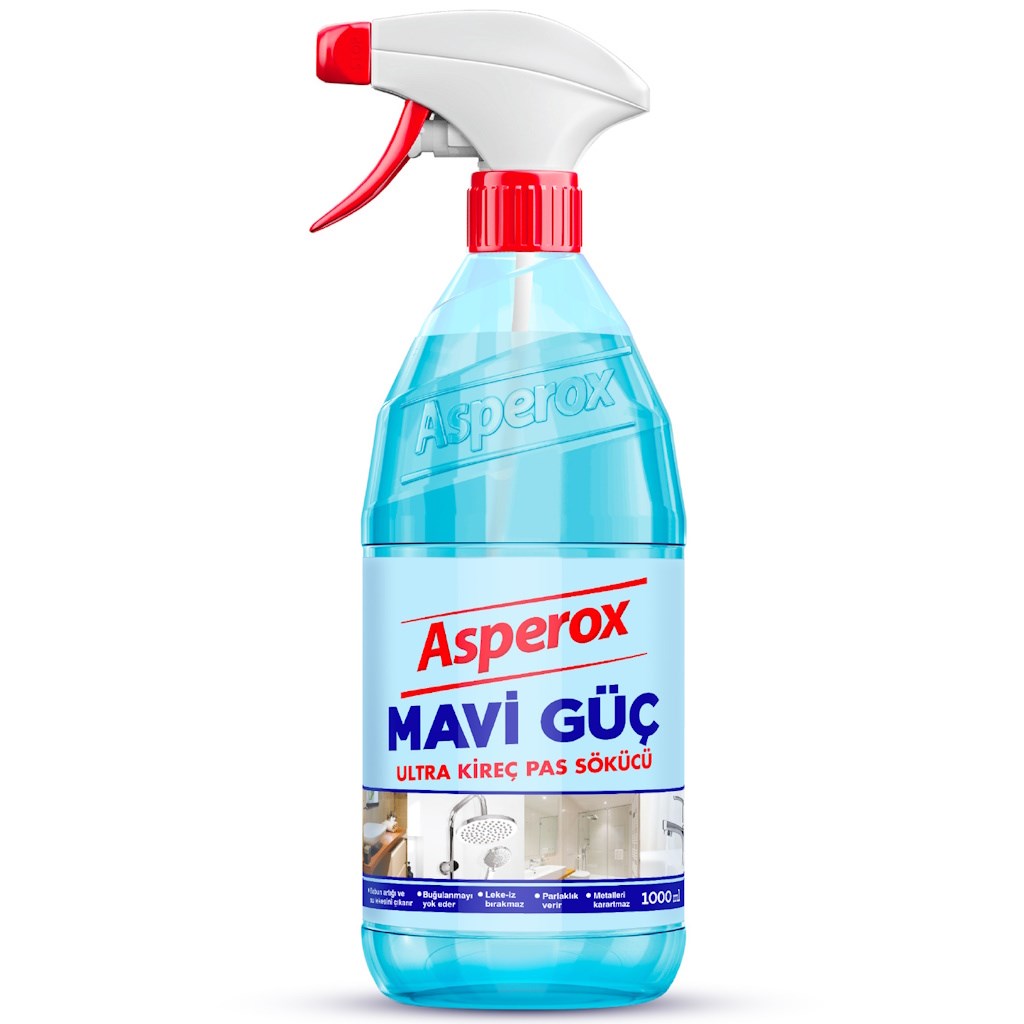 Asperox Mavi Güç Kireç Pas Sökücü 1000 ml