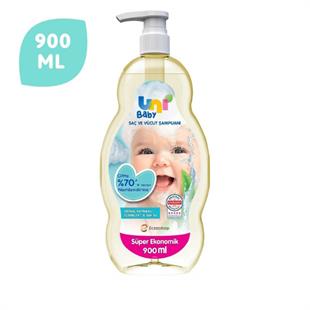 Uni Baby Şampuan 900ml Saç ve Vücut