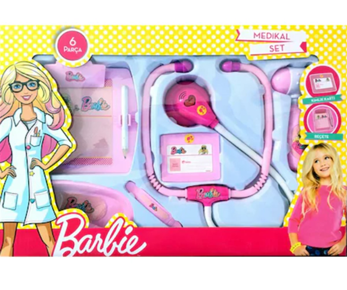 6 Parça Barbie Medikal Set | Lina Oyuncak