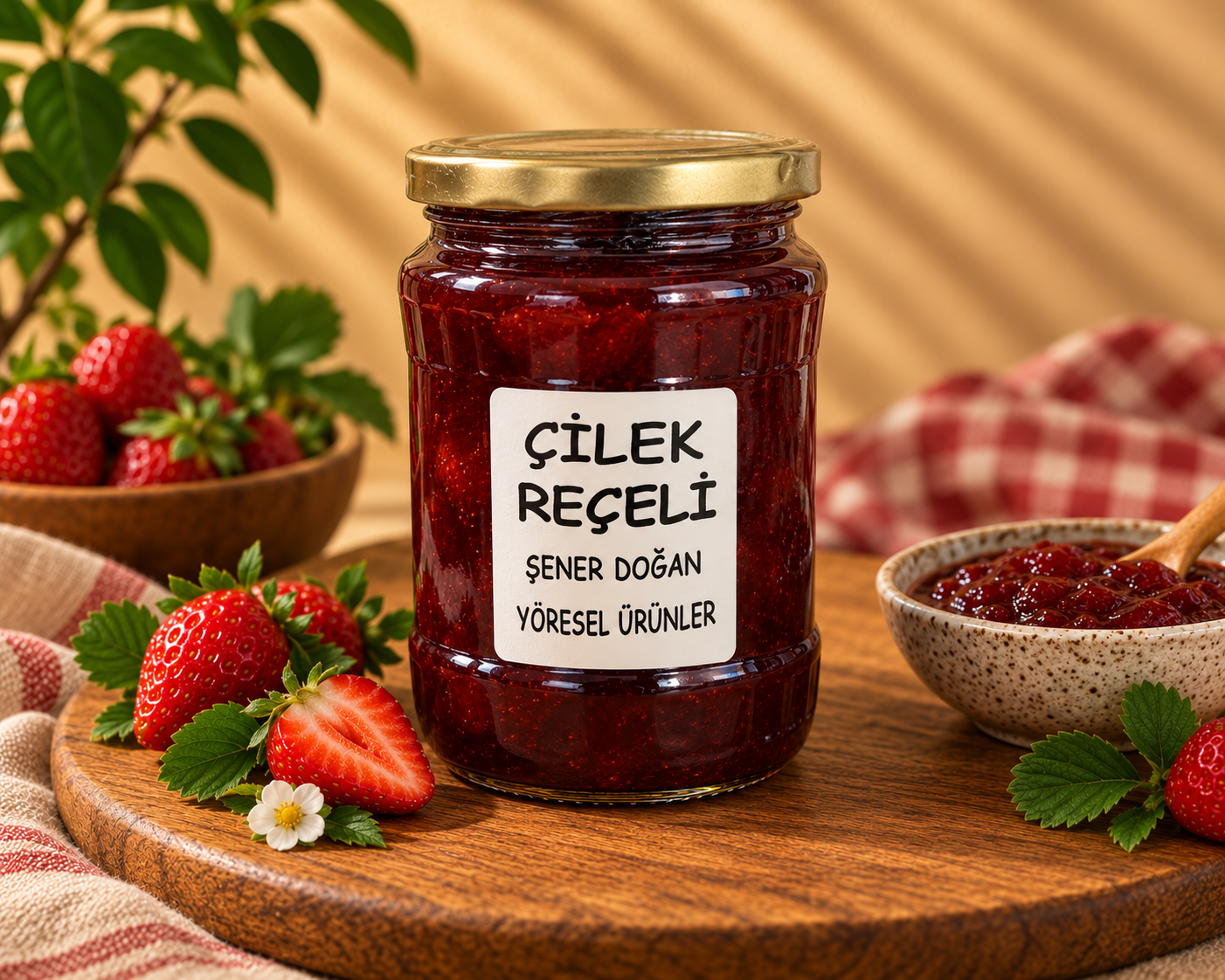 Çilek Reçeli 700 Gr