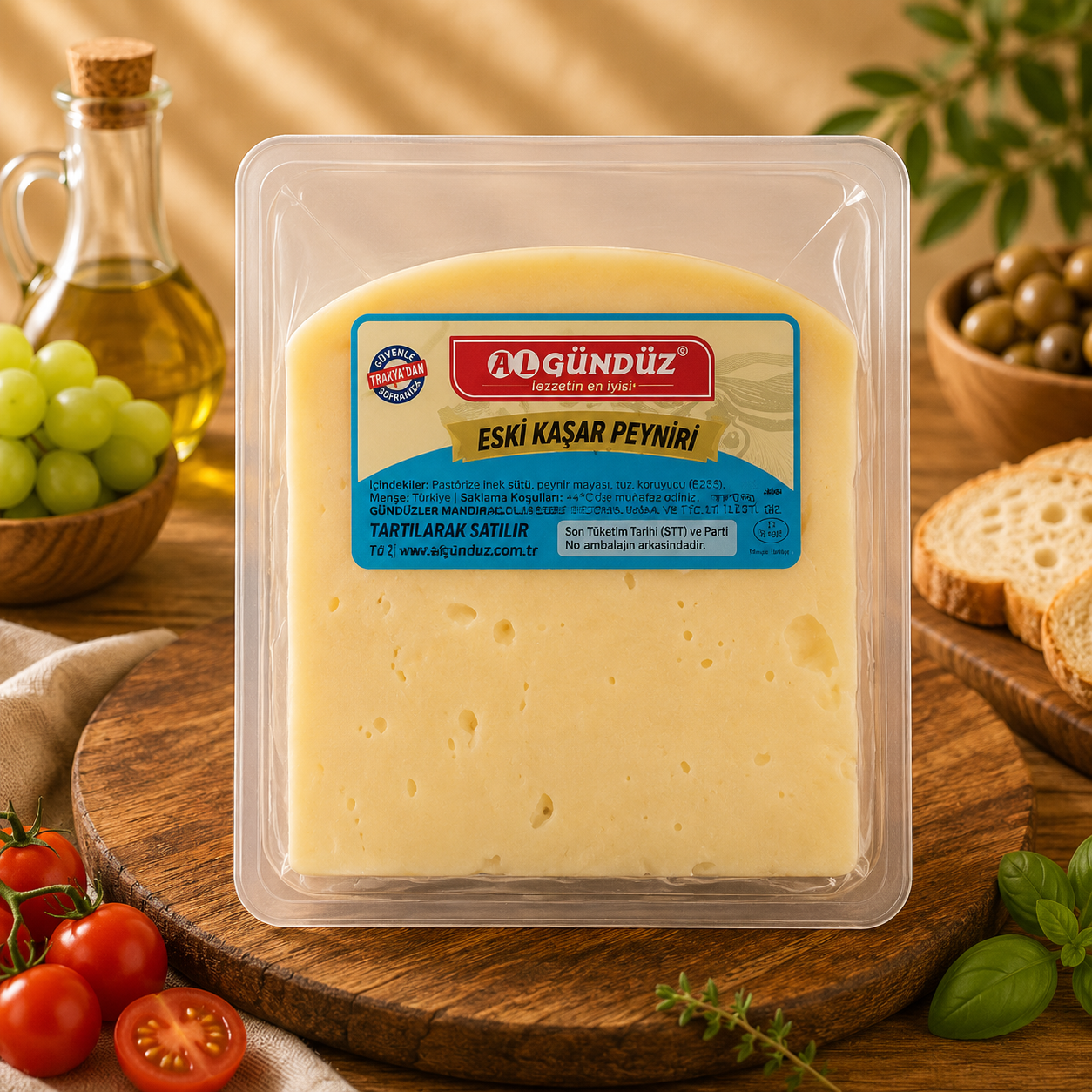 Eski Kaşar Peyniri İnek 300 Gr 