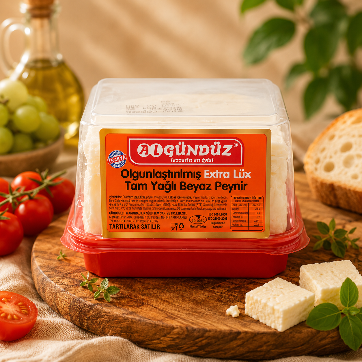 İnek peyniri extra lüx 700 gr 