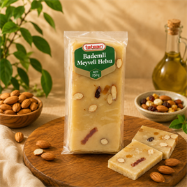 BADEMLİ MEYVELİ HELVA 250 GR