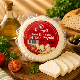 Çerkez Peyniri Tam Yağlı 400 Gr