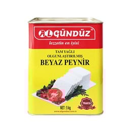 SERT İNEK PEYNİRİ ALGÜNDÜZ 5 KG TENEKE