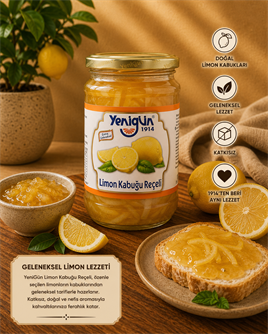 Yenigün Limon Kabuğu Reçeli 380Gr