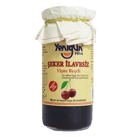 Yenigün Şeker İlavesiz Vişne Reçeli380Gr