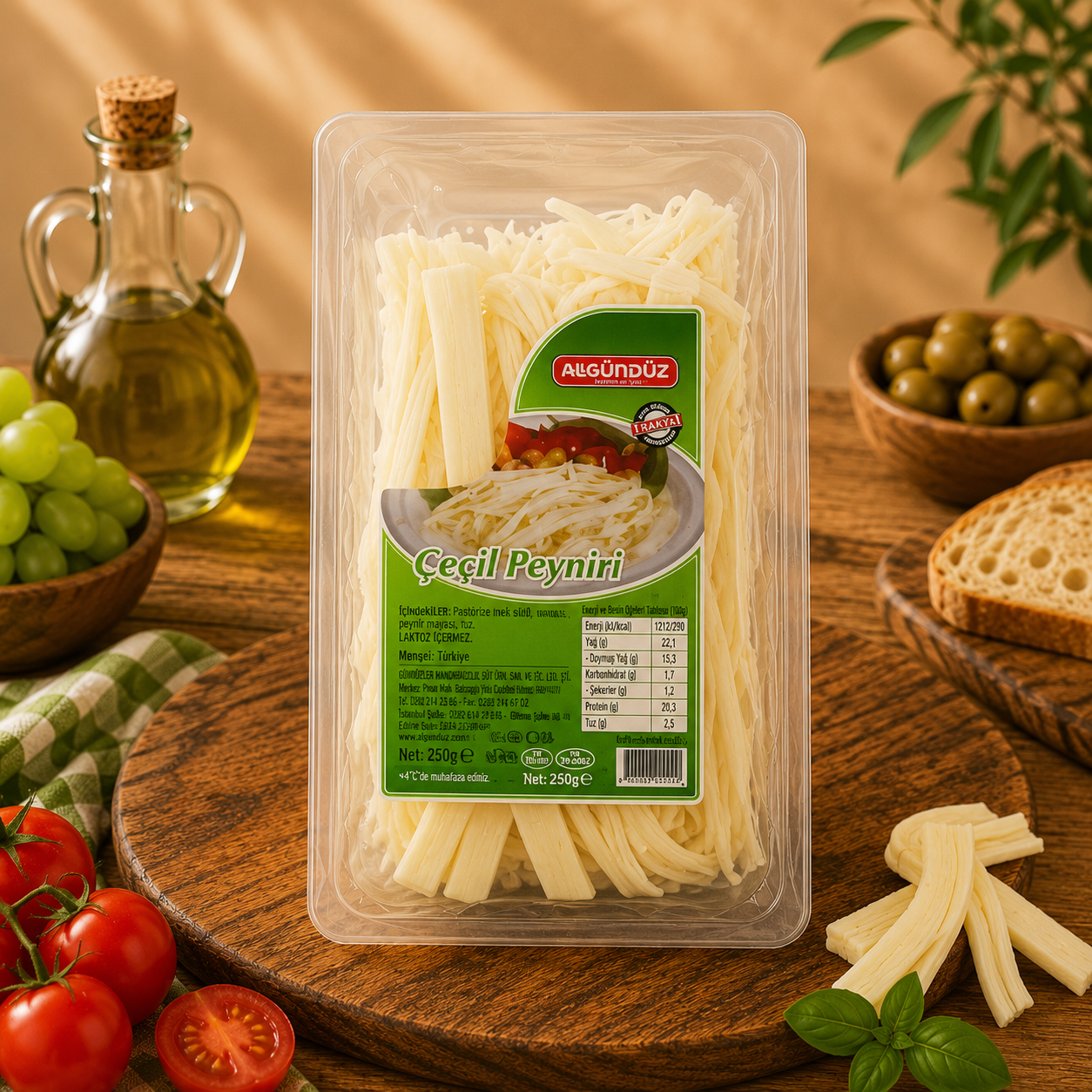 Çeçil peyniri 250 Gr 