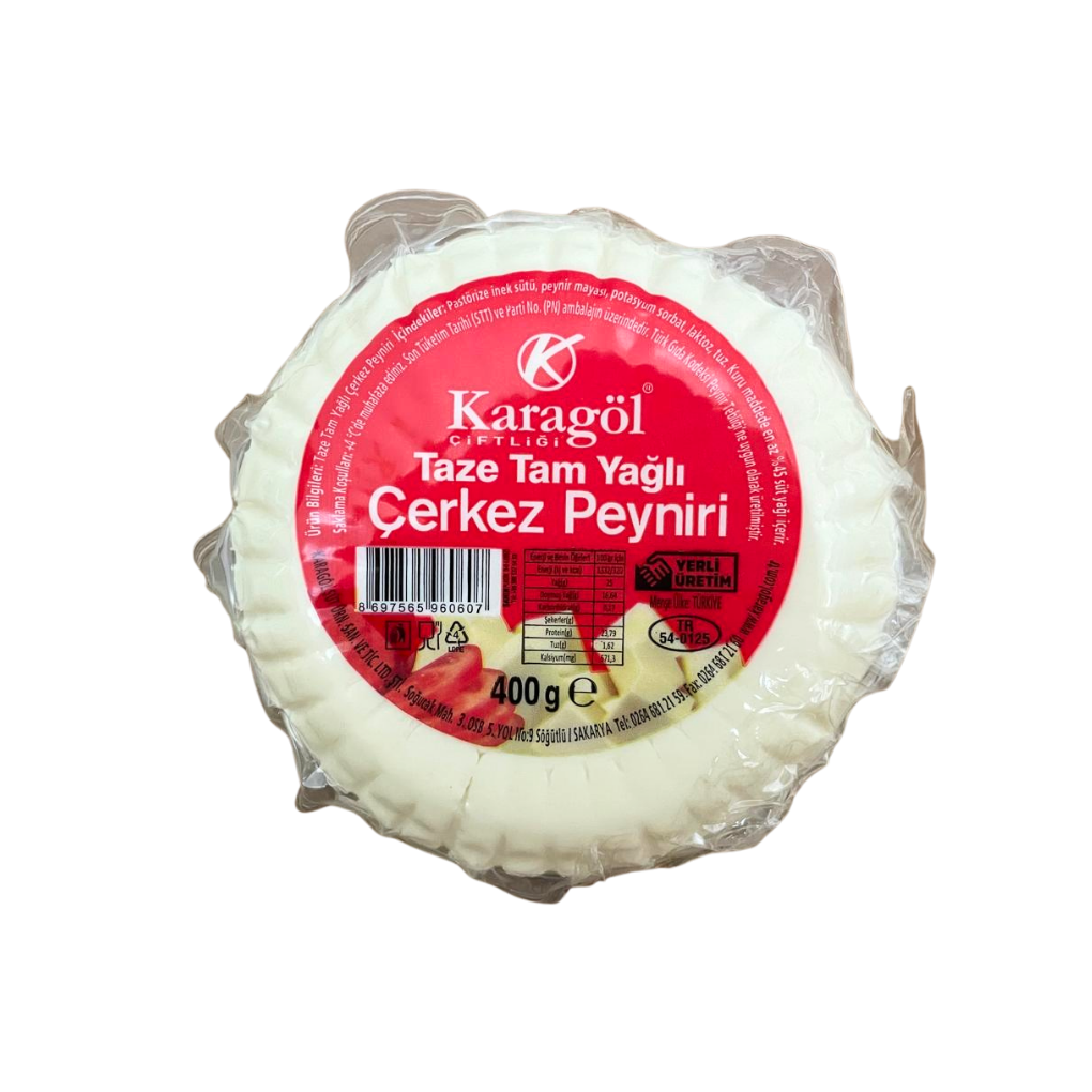 Çerkez Peyniri Tam Yağlı 400 Gr