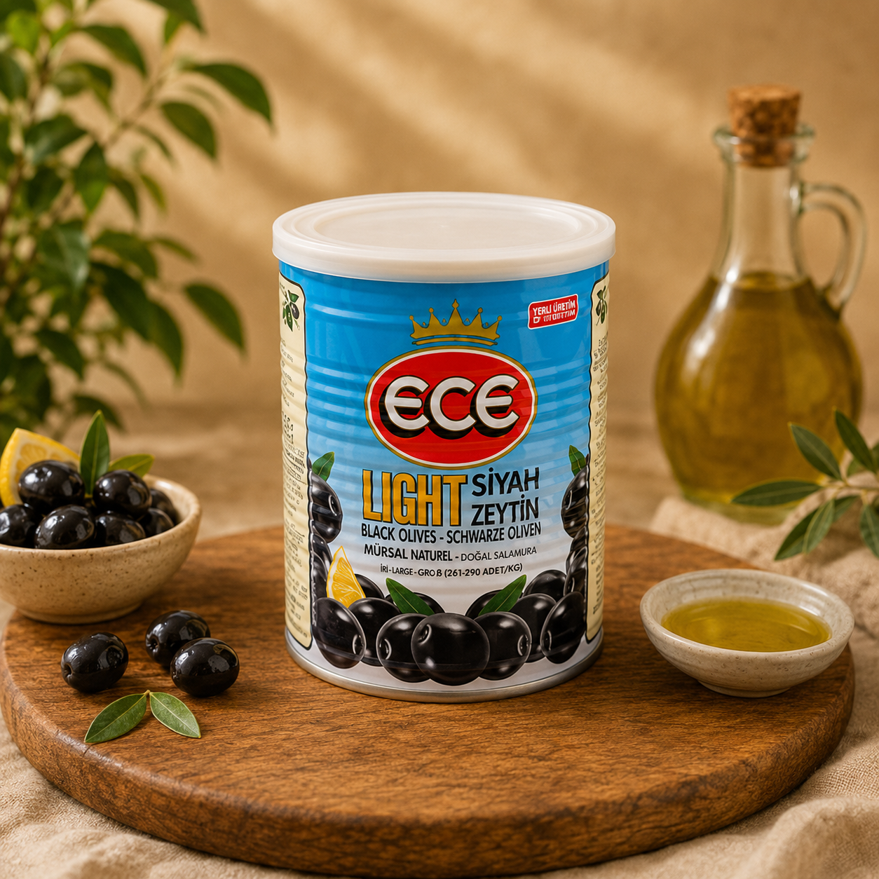 ECE LIGHT SİYAH ZEYTİN 400 GR