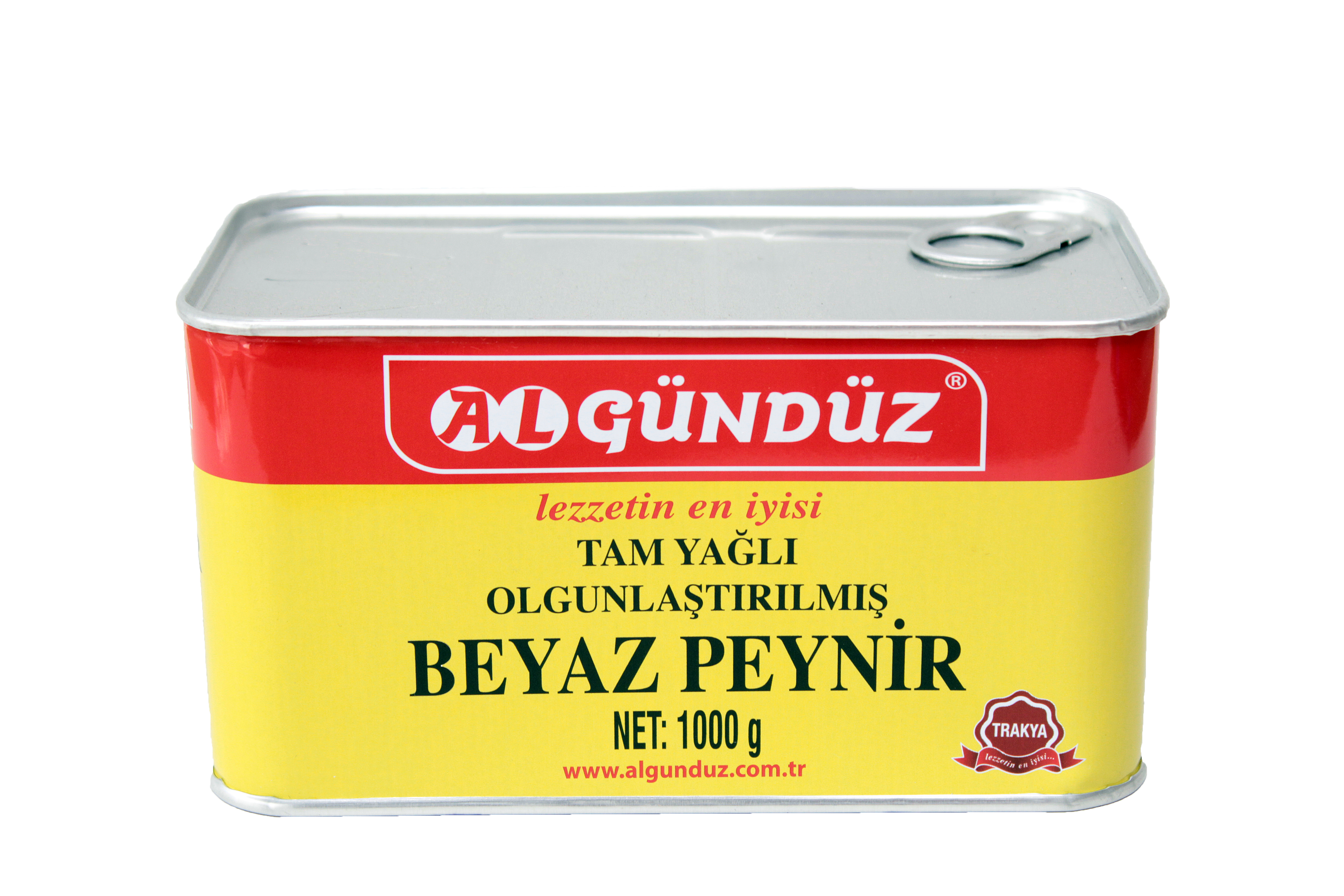 İnek peyniri trakya sert 1 kg teneke