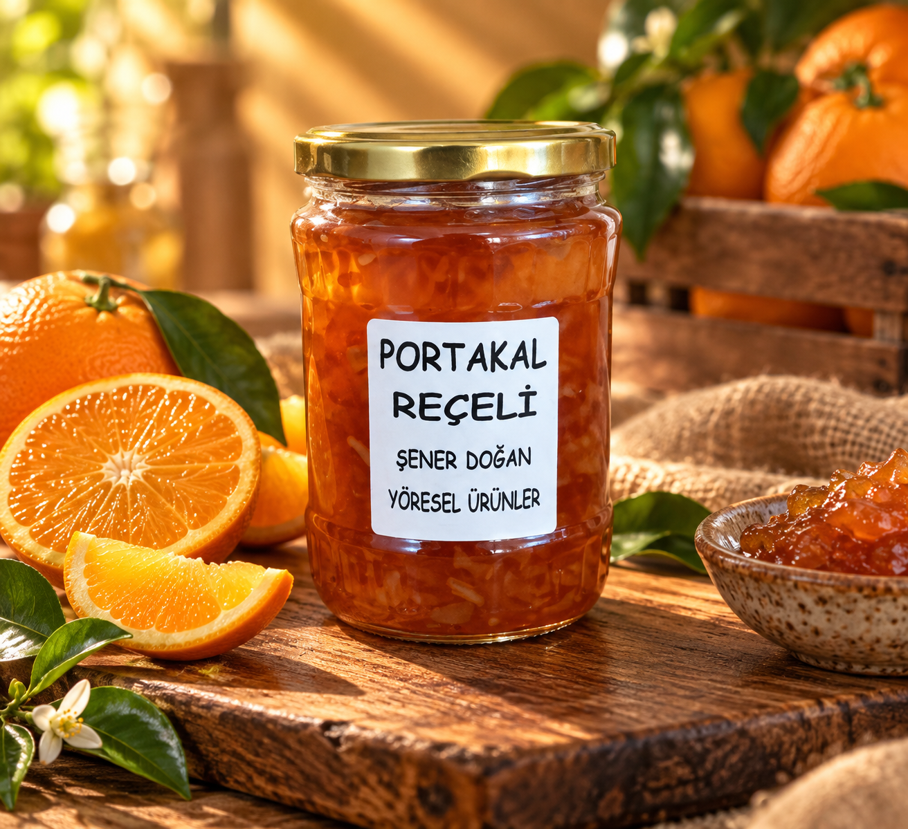 Portakal Reçeli 700 Gr