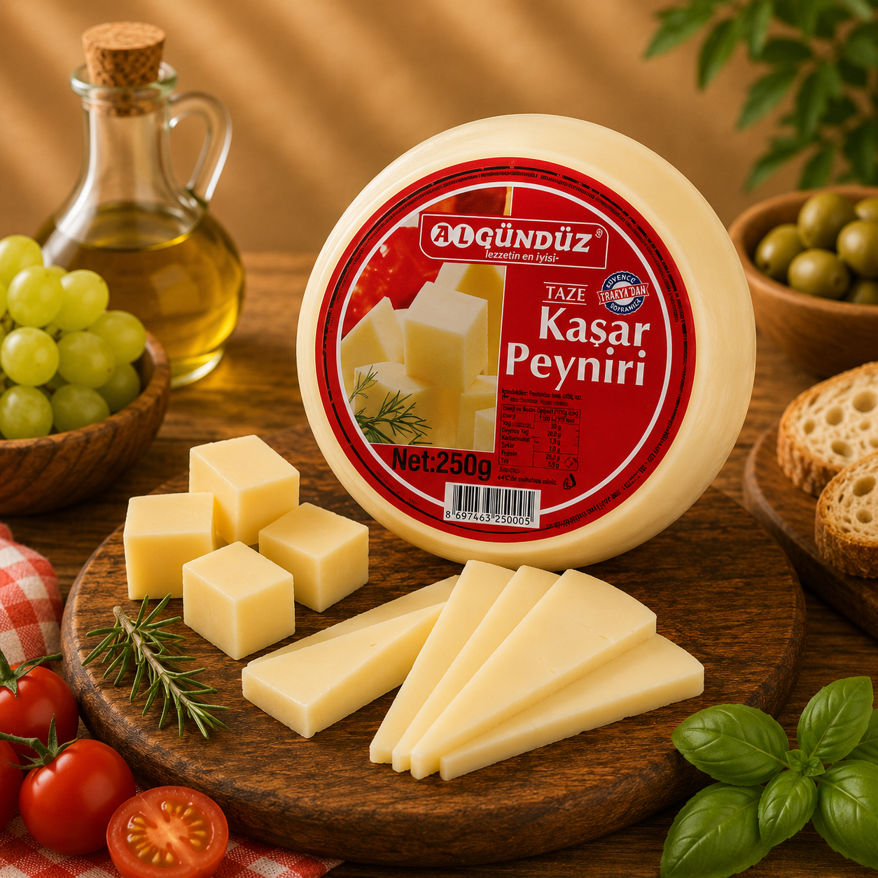 Taze kaşar 250 gr 
