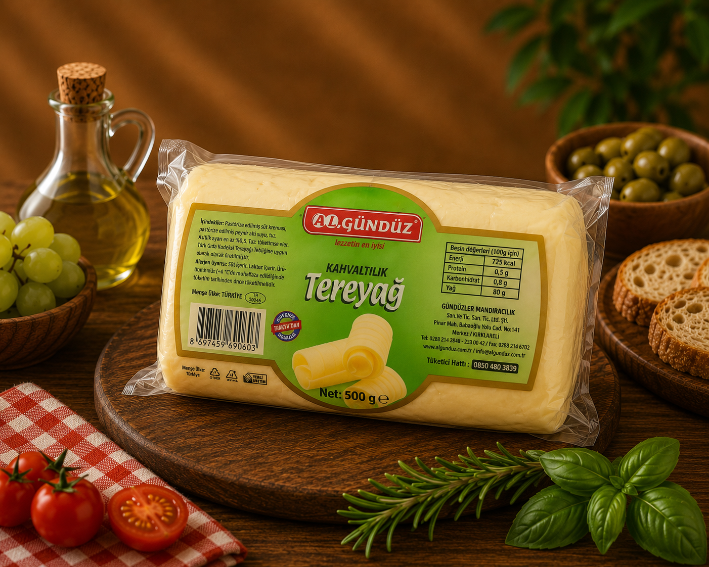 Tereyağ 500 Gr 