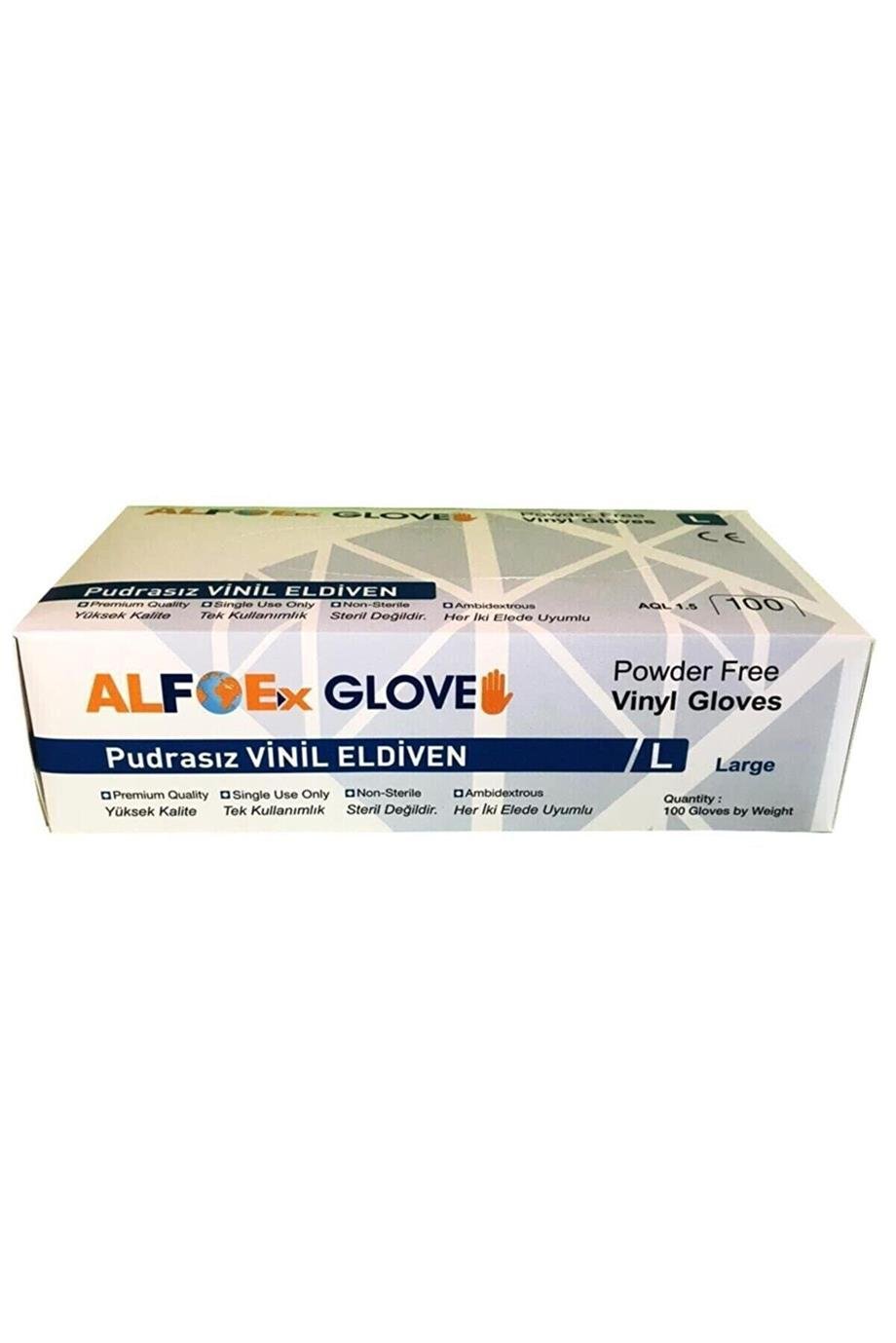 Alfoex - ALFOE VİNİL ELDİVEN 100 LÜ LARGE