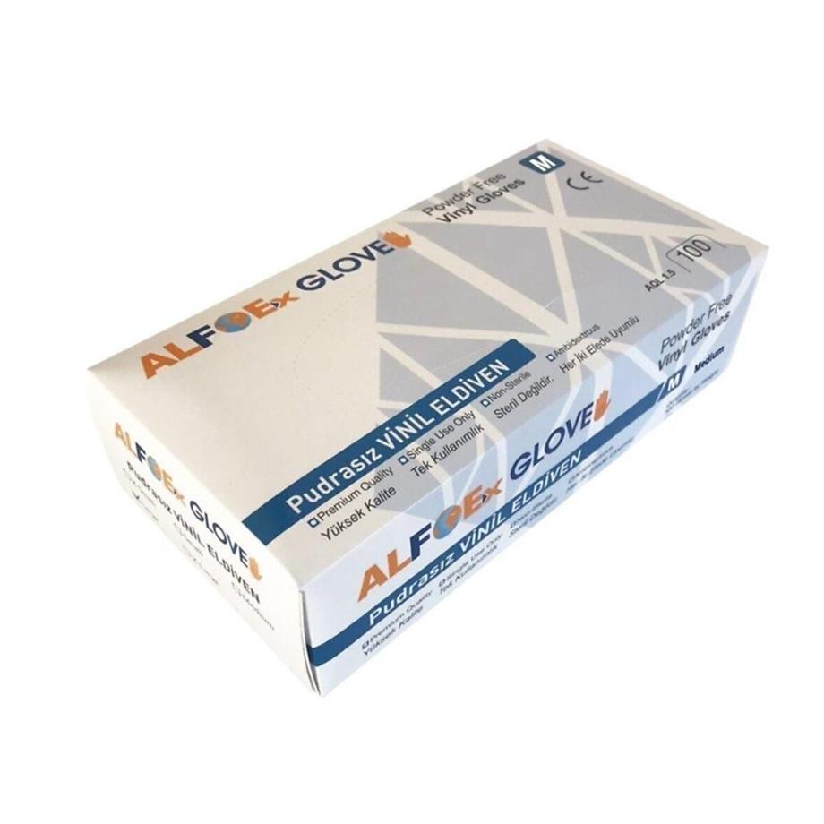 Alfoex - ALFOE VİNİL ELDİVEN 100 LÜ MEDIUM