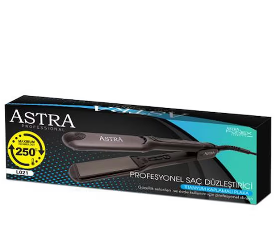 Astra - ASTRA SAÇ DÜZLEŞTİRİCİ L-021 SİYAH