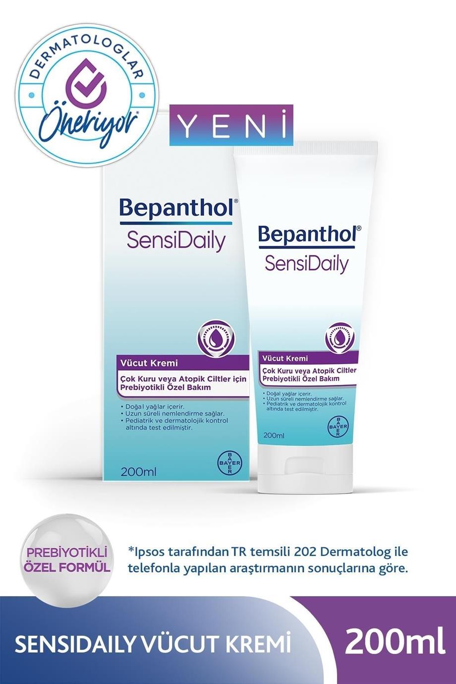 Bepanthol - Bepanthol Sensidaily Vücut Kremi 200 Ml