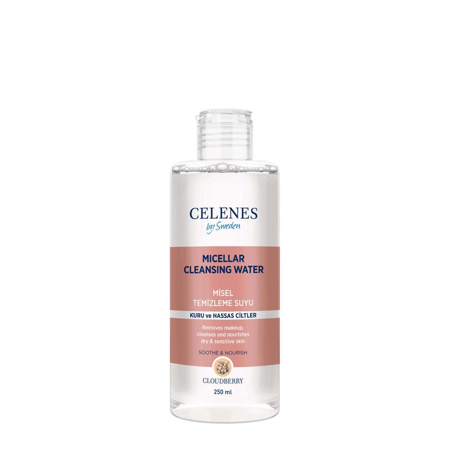 Celenes By Sweden - CELENES CLOUD MAKYAJ TEMİZLEME SUYU KURU VE HASSAS CİLTLER 250 ML