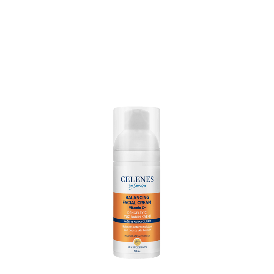 Celenes By Sweden - CELENES VİTAMİN C YAĞLI/KARMA CİLTLER YÜZ KREMİ 50 ML