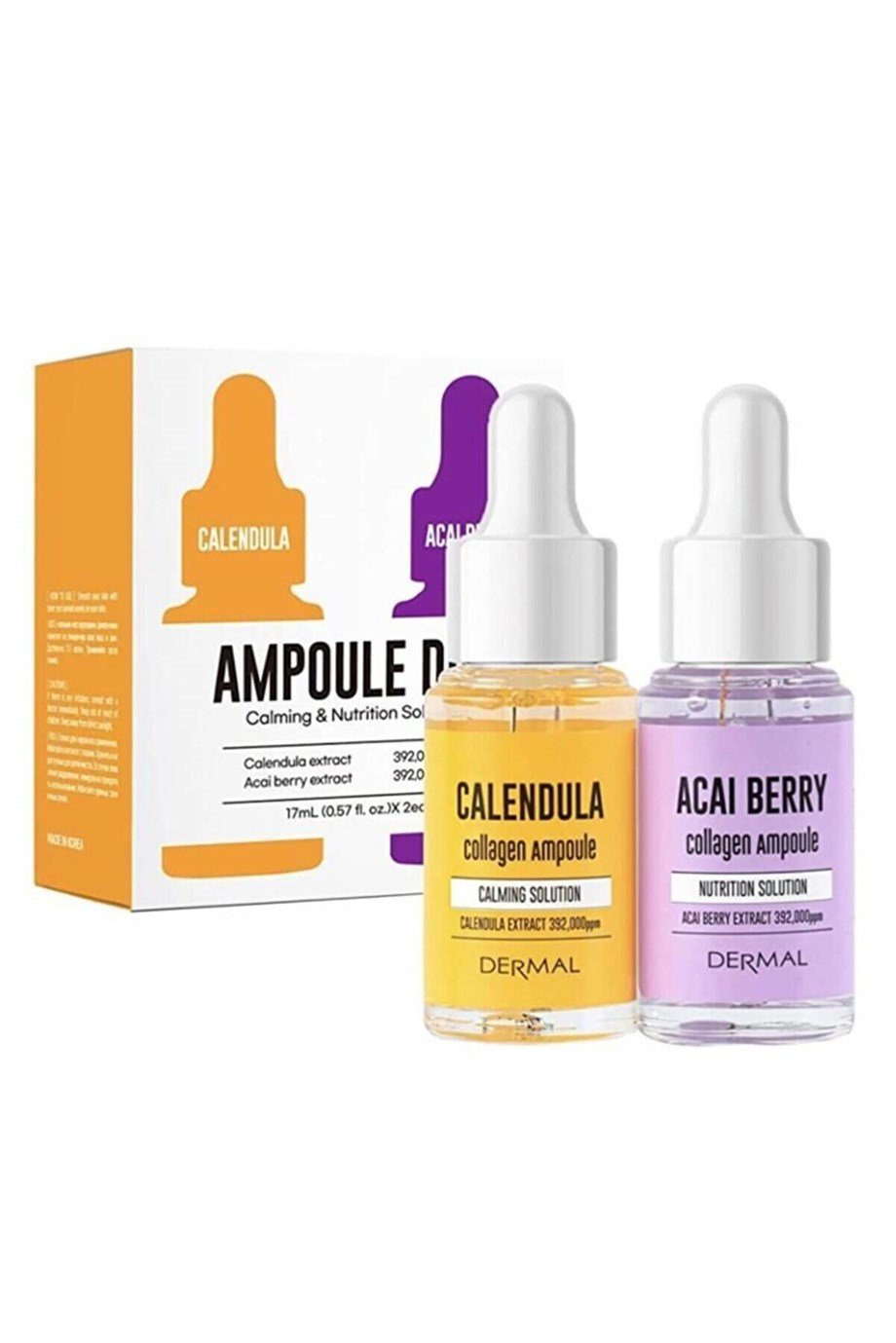 Dermal 2'li Ampul Set Aynı Sefa & Acai Çileği 17Ml