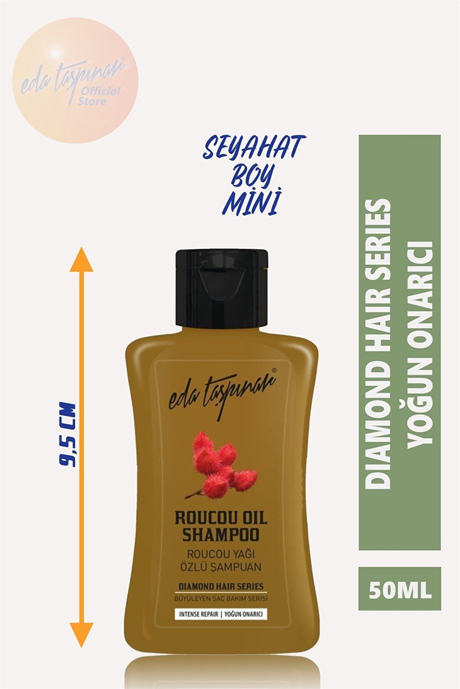 Eda Taşpınar - EDA TAŞPINAR 50ML ROUCOU YAĞLI ŞAMPUAN