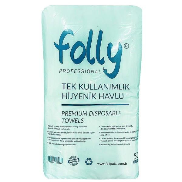 Folly - Folipak Saç Havlusu 50'Li Poşet