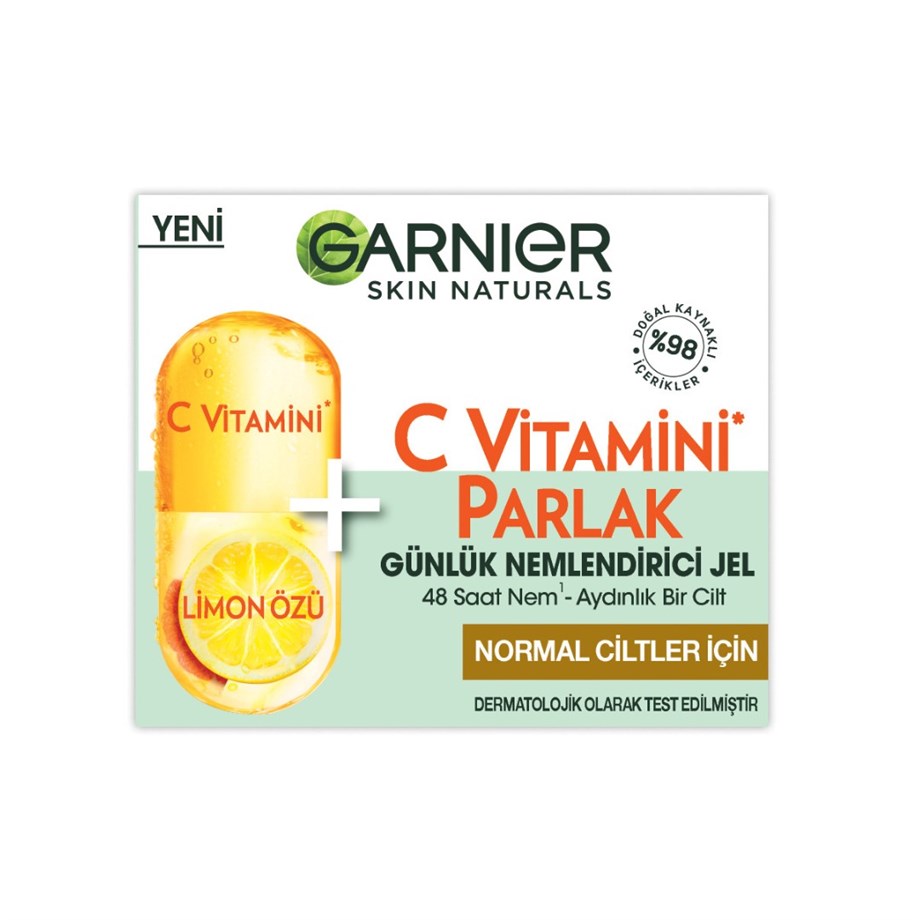 Garnier C Vitamini Parlak Günlük Nemlendirici Jel 50ml