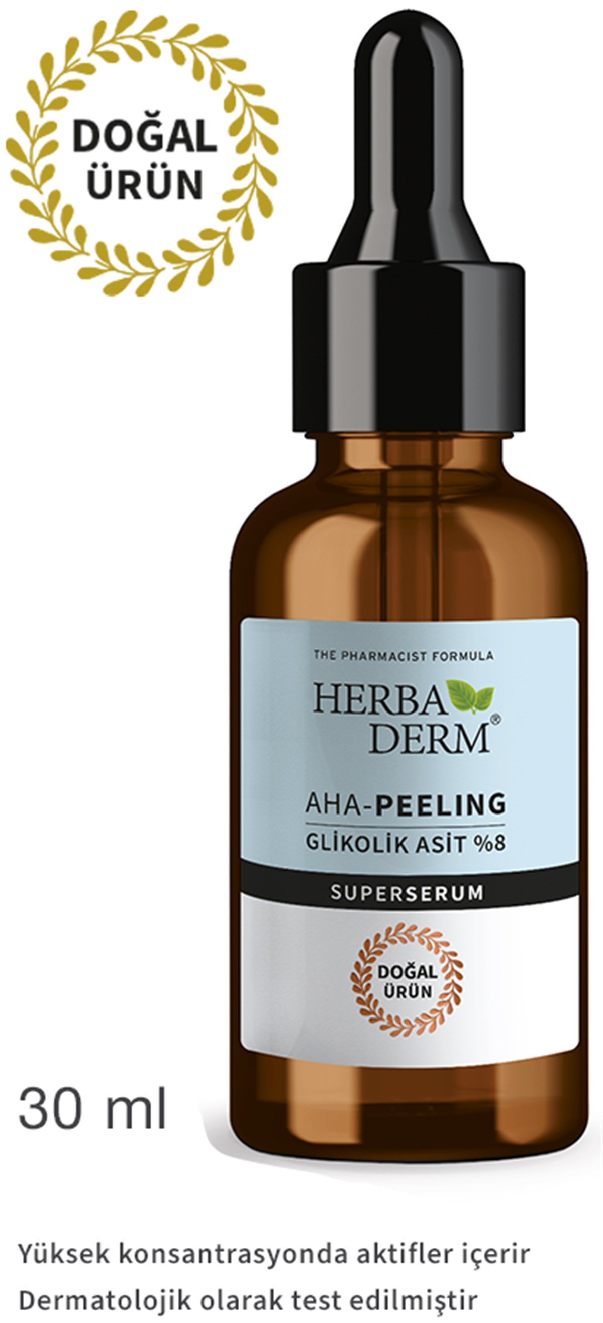 HERBADERM SERUM AHA-PEELİNG GLİKOLİK ASİT 30 ML