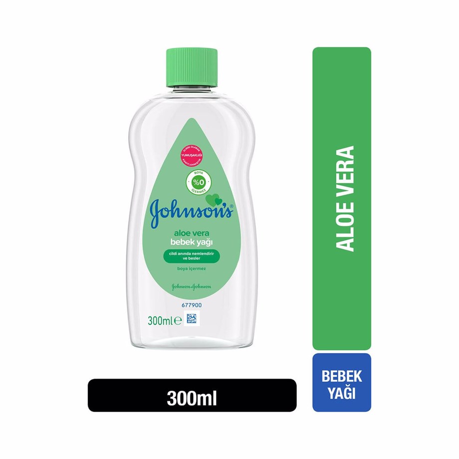 JOHNSONS BABY ALOE VERA BEBEK YAĞI YEŞİL 300ML