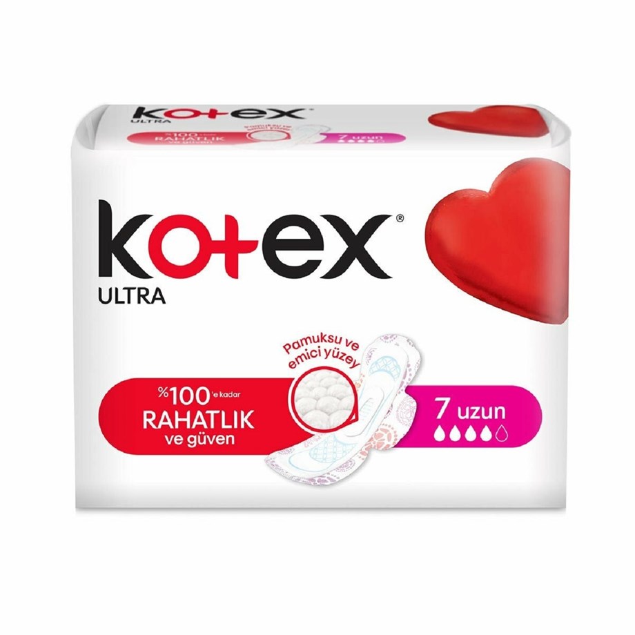 KOTEX ULTRA KANATLI UZUN 7Lİ PAKET