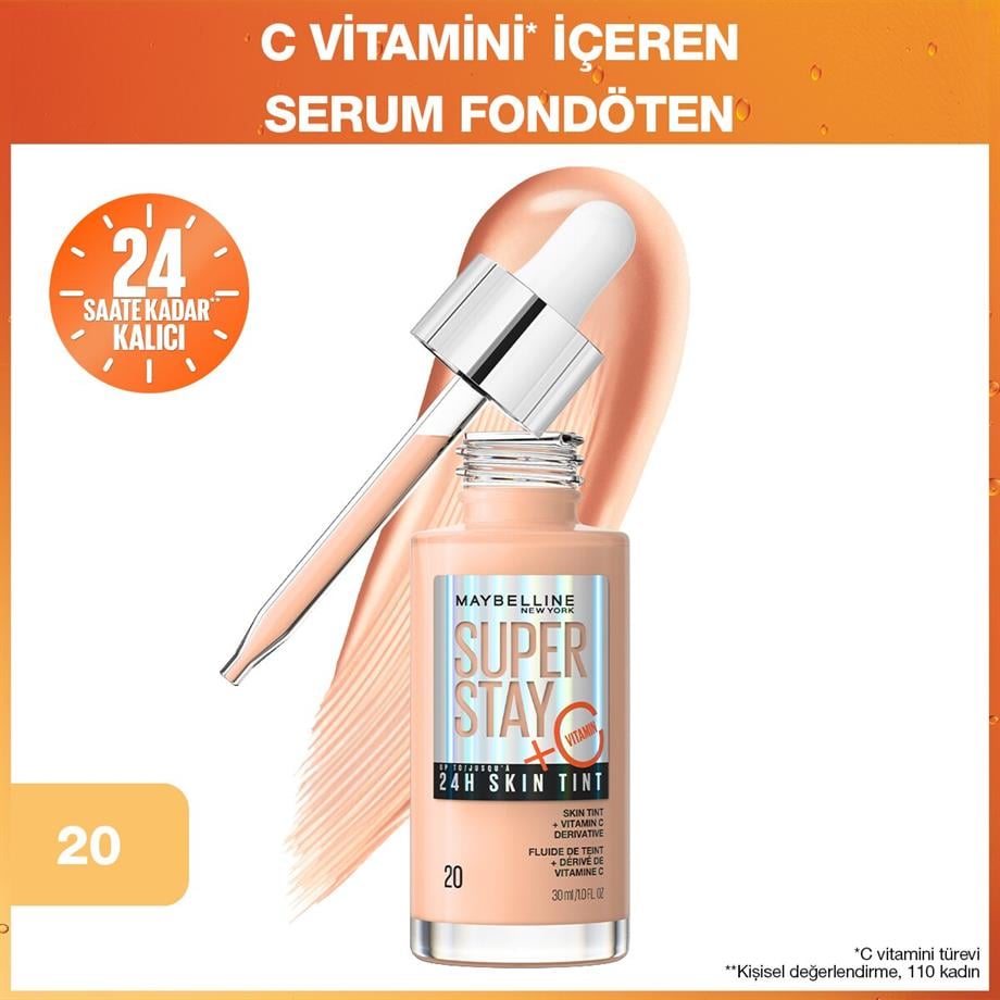 Maybelline - MAYBELLINE SUPER STAY SKIN TINT 20