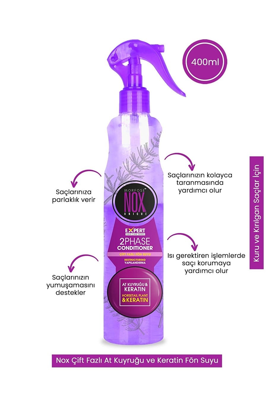 Morfose - MORFOSE NOX FÖN SUYU KERATİN 400 ML