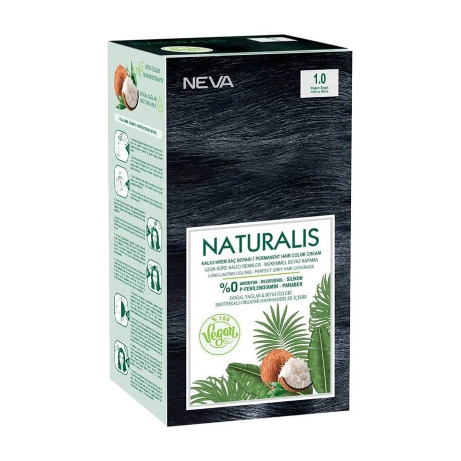 Neva Naturalis Vegan Kalıcı Krem Set Saç Boyası