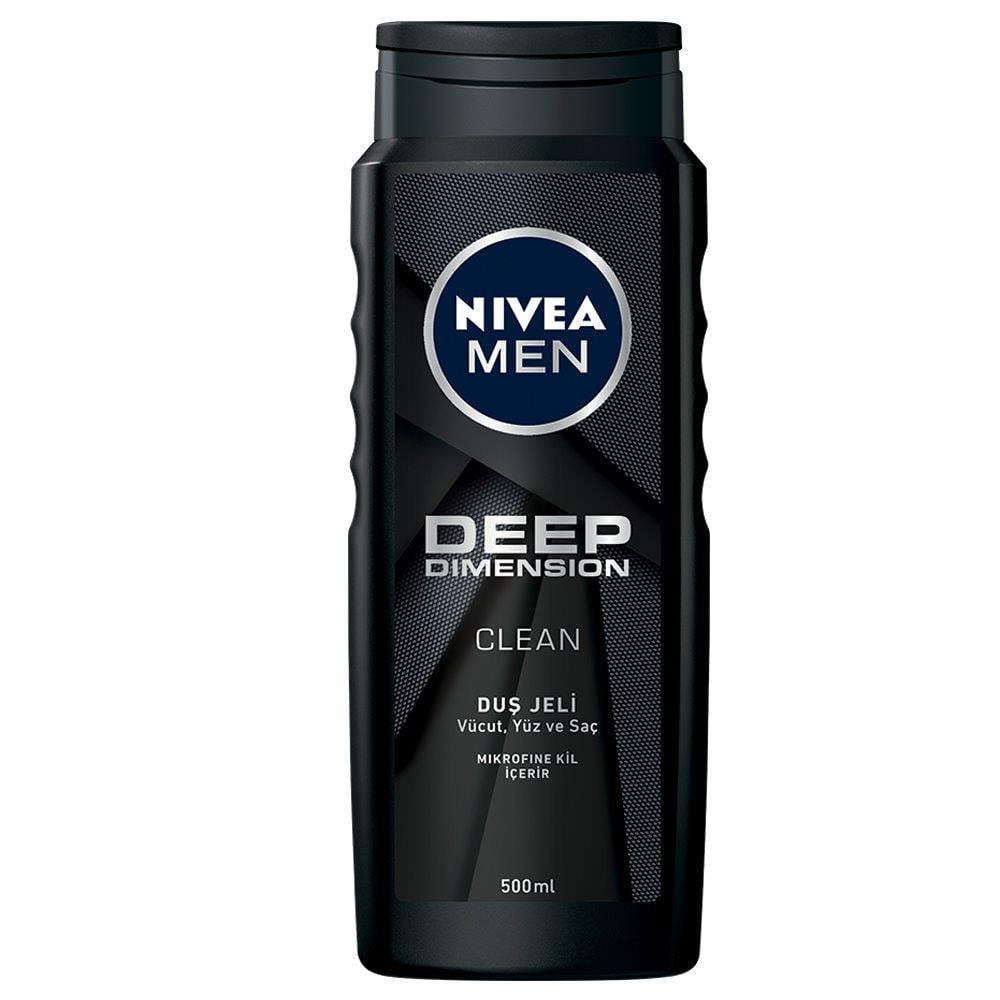 Nivea Men - Nivea Men Deep Dimension Duş Jeli 500 Ml