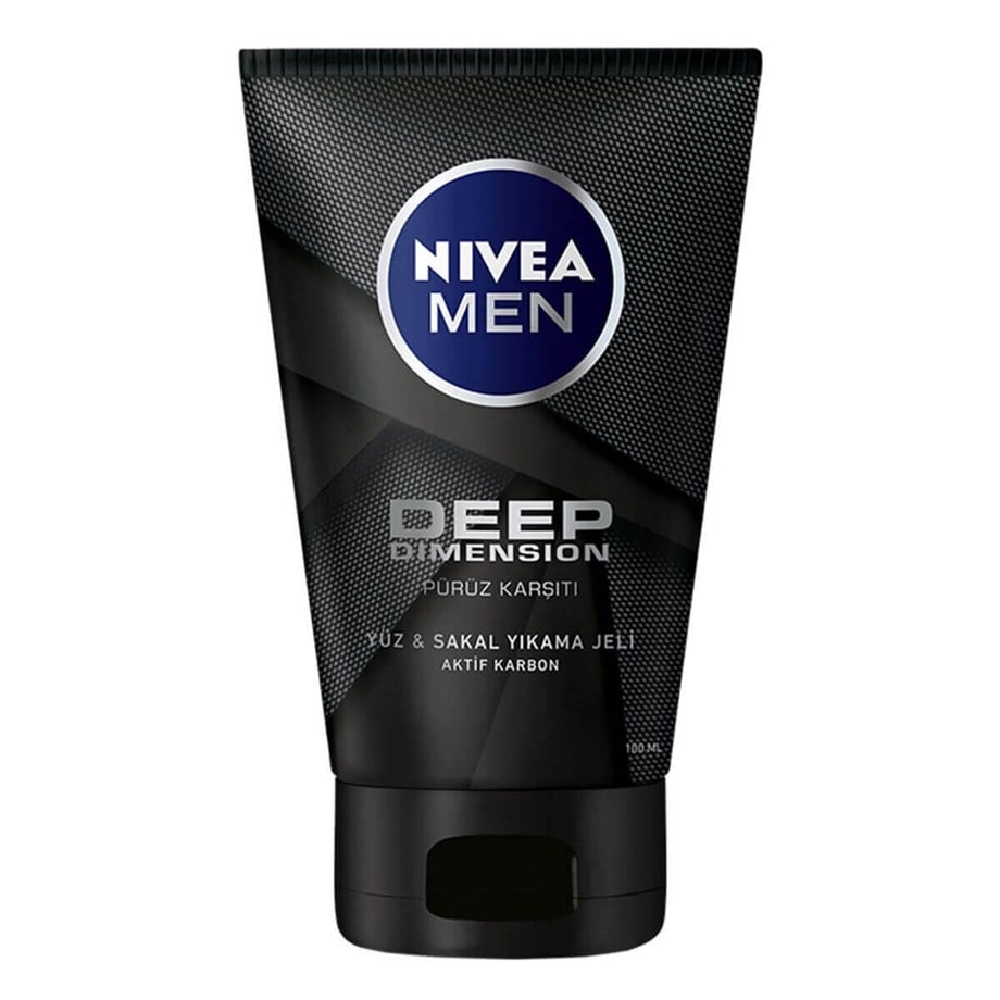 Nivea Men Deep Dimension Yüz Sakal Temizleme Jeli 100 Ml