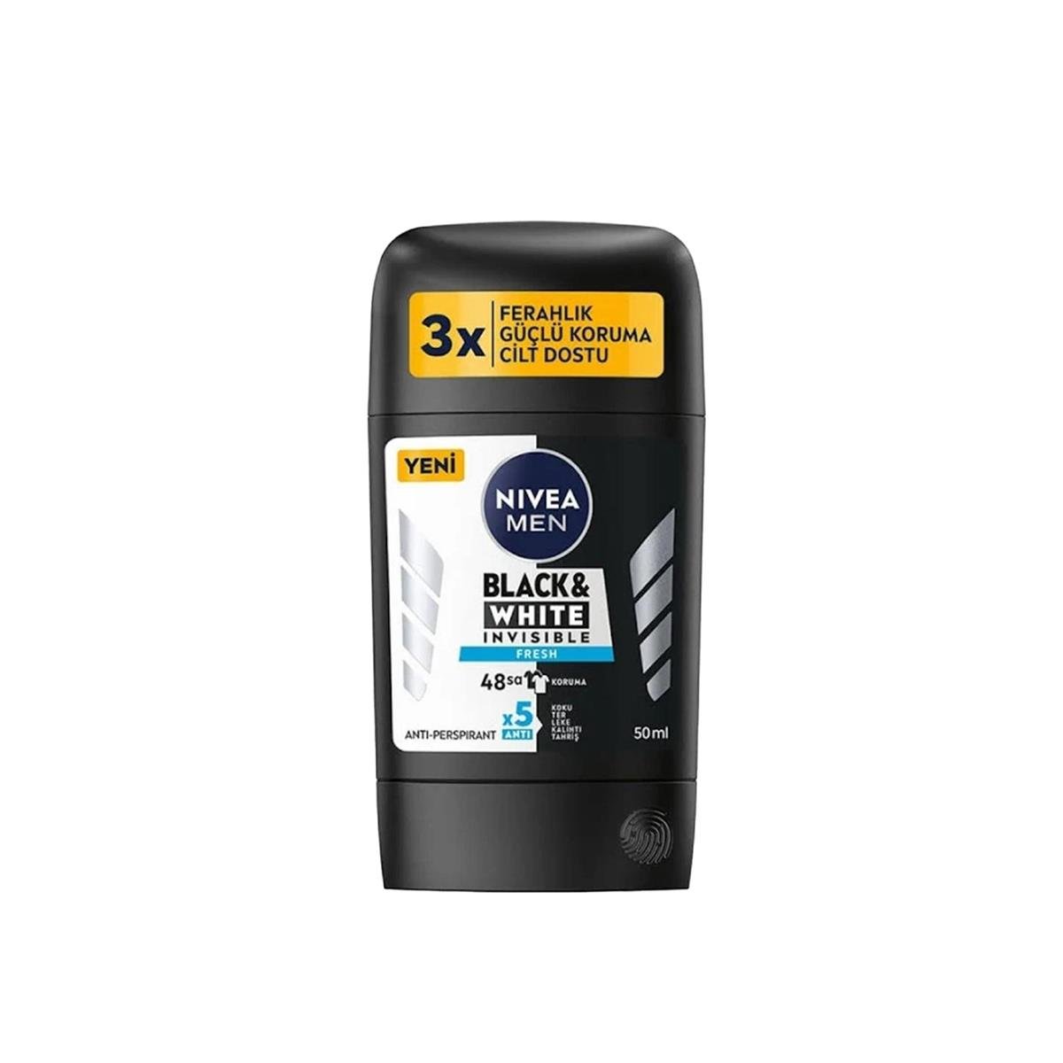 Nivea - NİVEA MEN STİCK ROLON BLACK&WHİTE