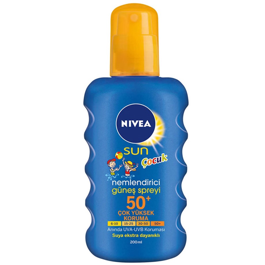 Nivea Sun Kids Koruma Oyun Güneş Spreyi 50+ Faktör 200 Ml
