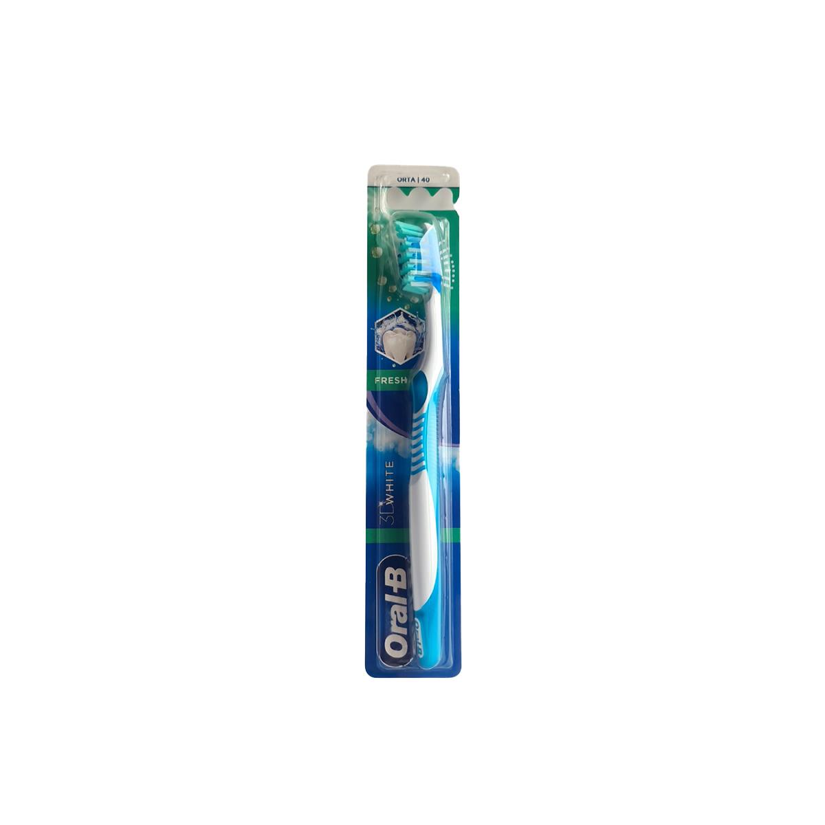 Oral-B - Oral-B Diş Fırçası White Fresh Orta