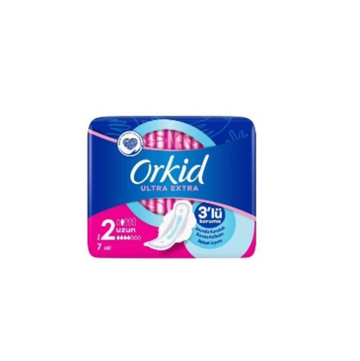 Orkid - Orkid Ultra Extra Hijyenik Ped Uzun Tekli Paket 7